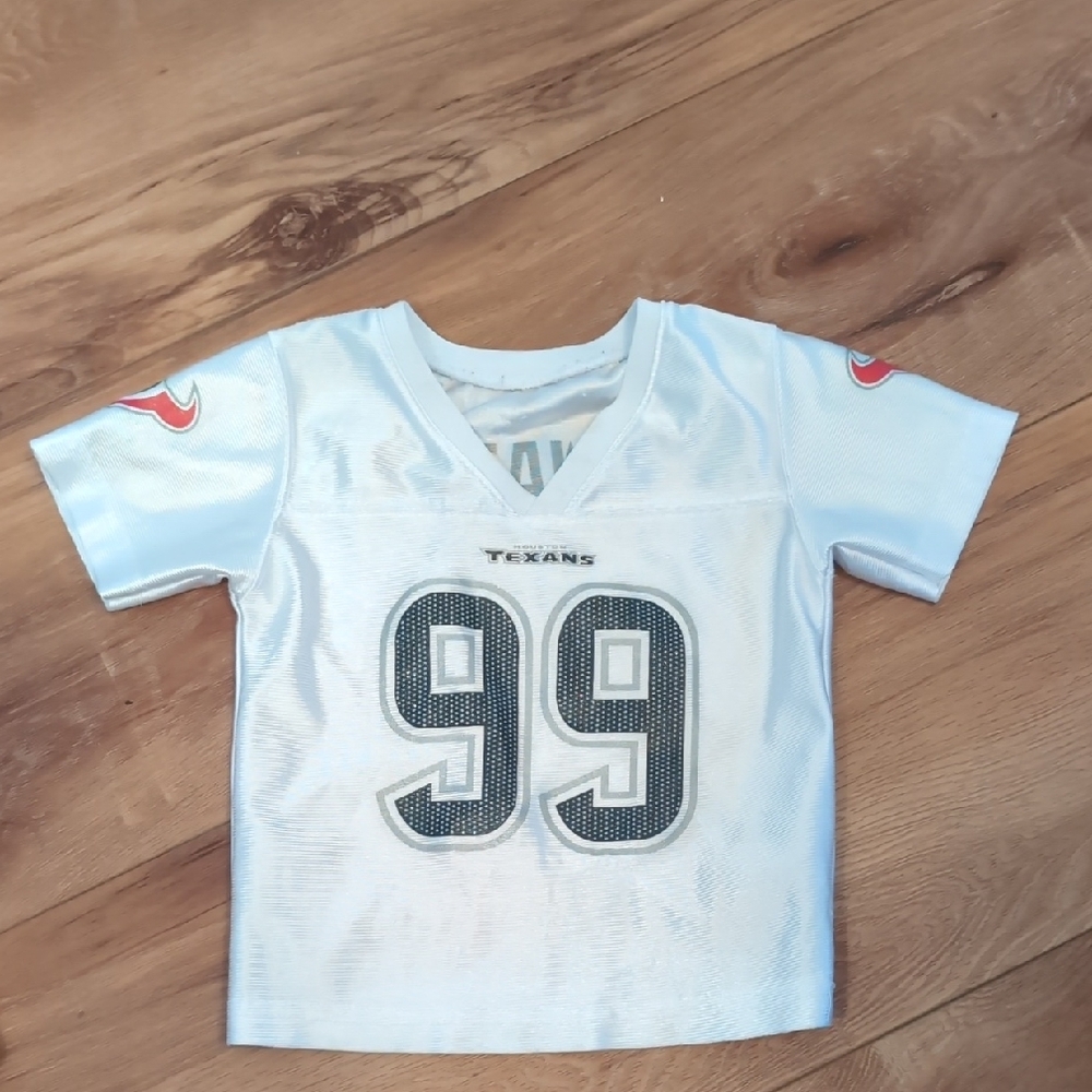 Kids Texans White Jersey Shirt